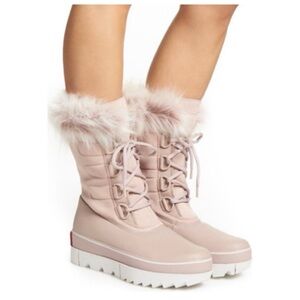 NEW Sorel Joan of Arctic Next Boots faux fur Pink Size 9.5